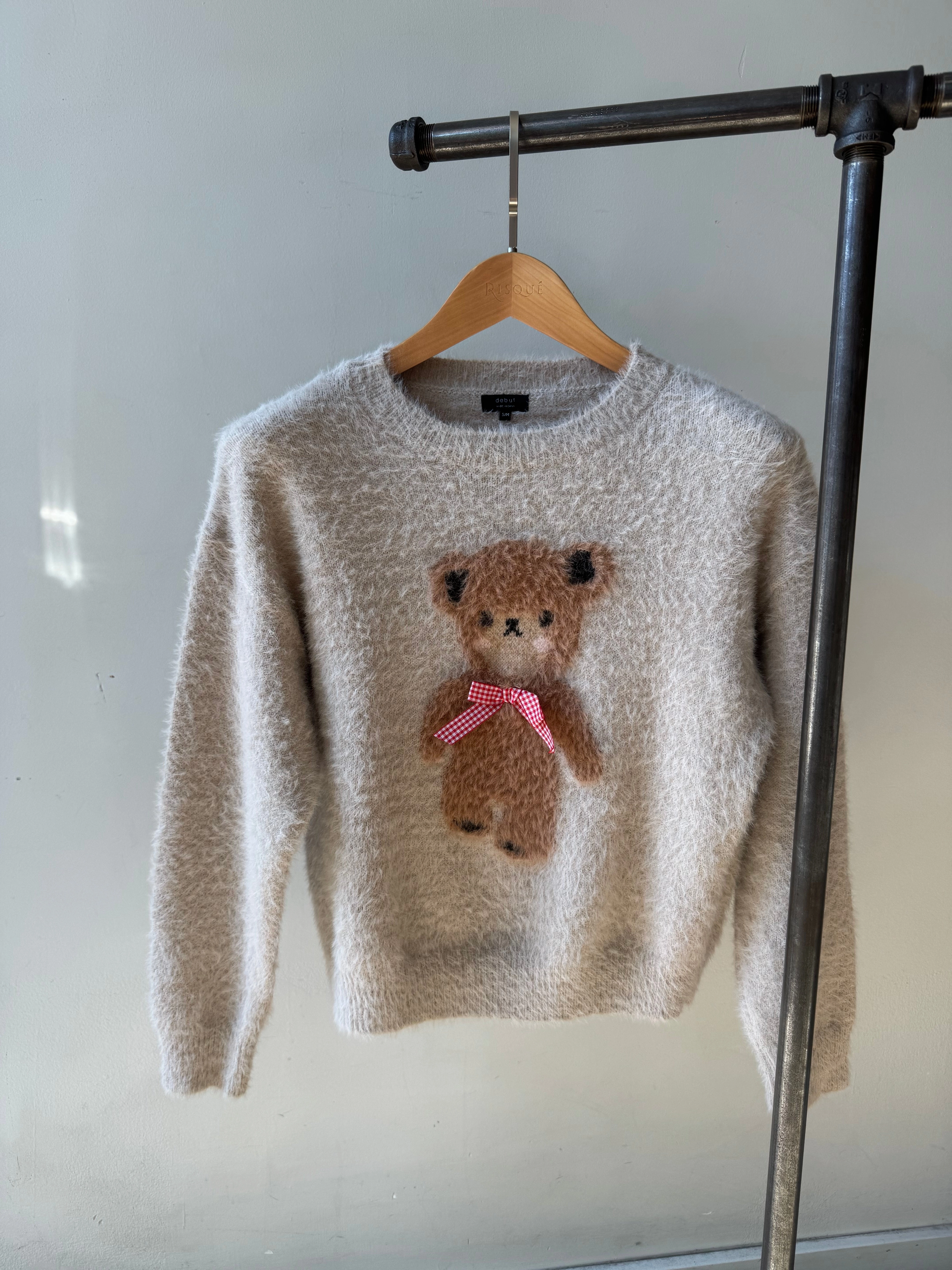 Fashion Forward Wear Seasonal piece TEDDY BEAR Sweater