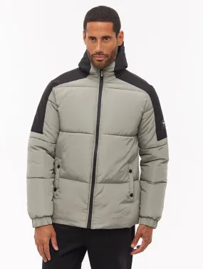 Grentin Puffer Jacket - Green Noise Free Fabric