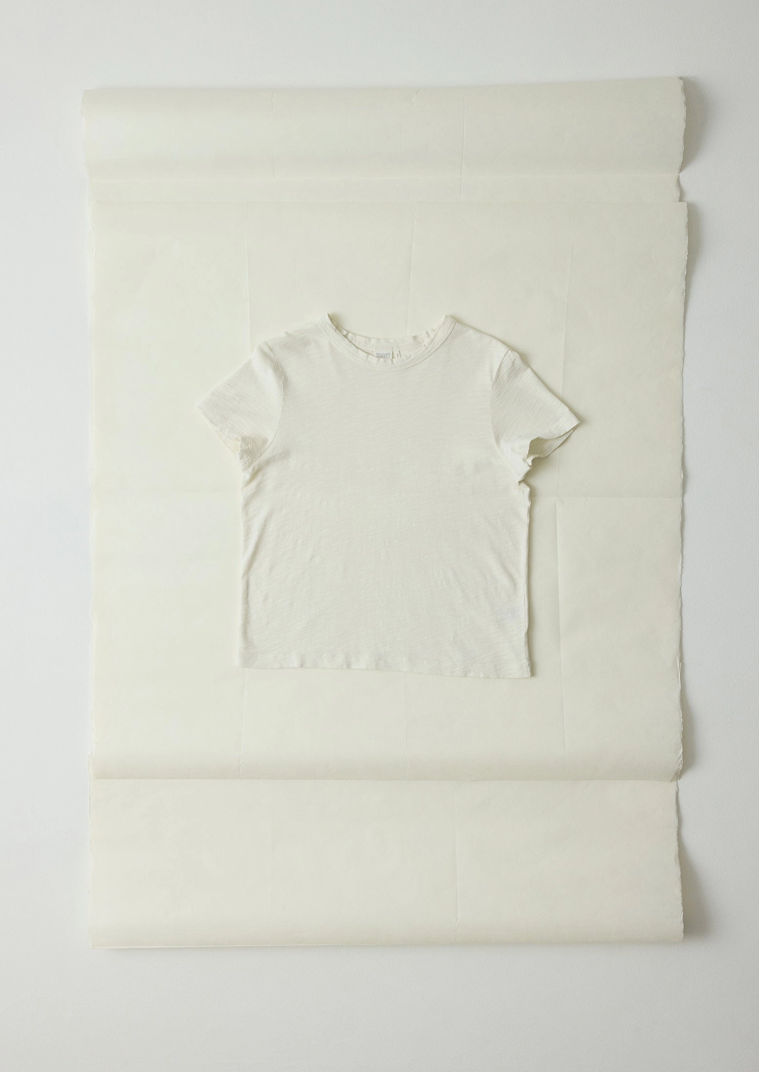 Sadie Organic Cotton Boy Tee | Chalk Cozy Knit