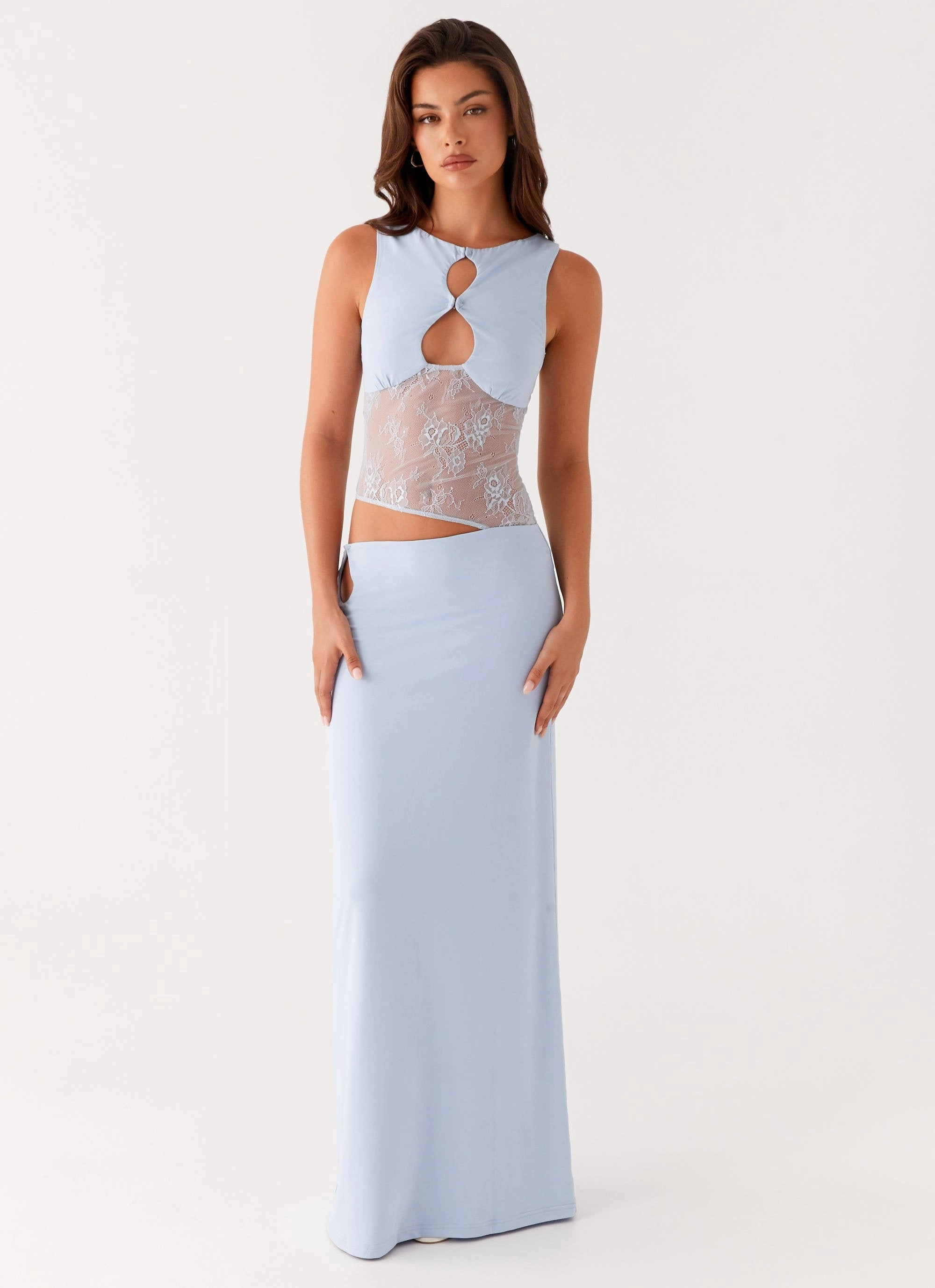 Prophecy Maxi Dress - Blue Romantic Vibes