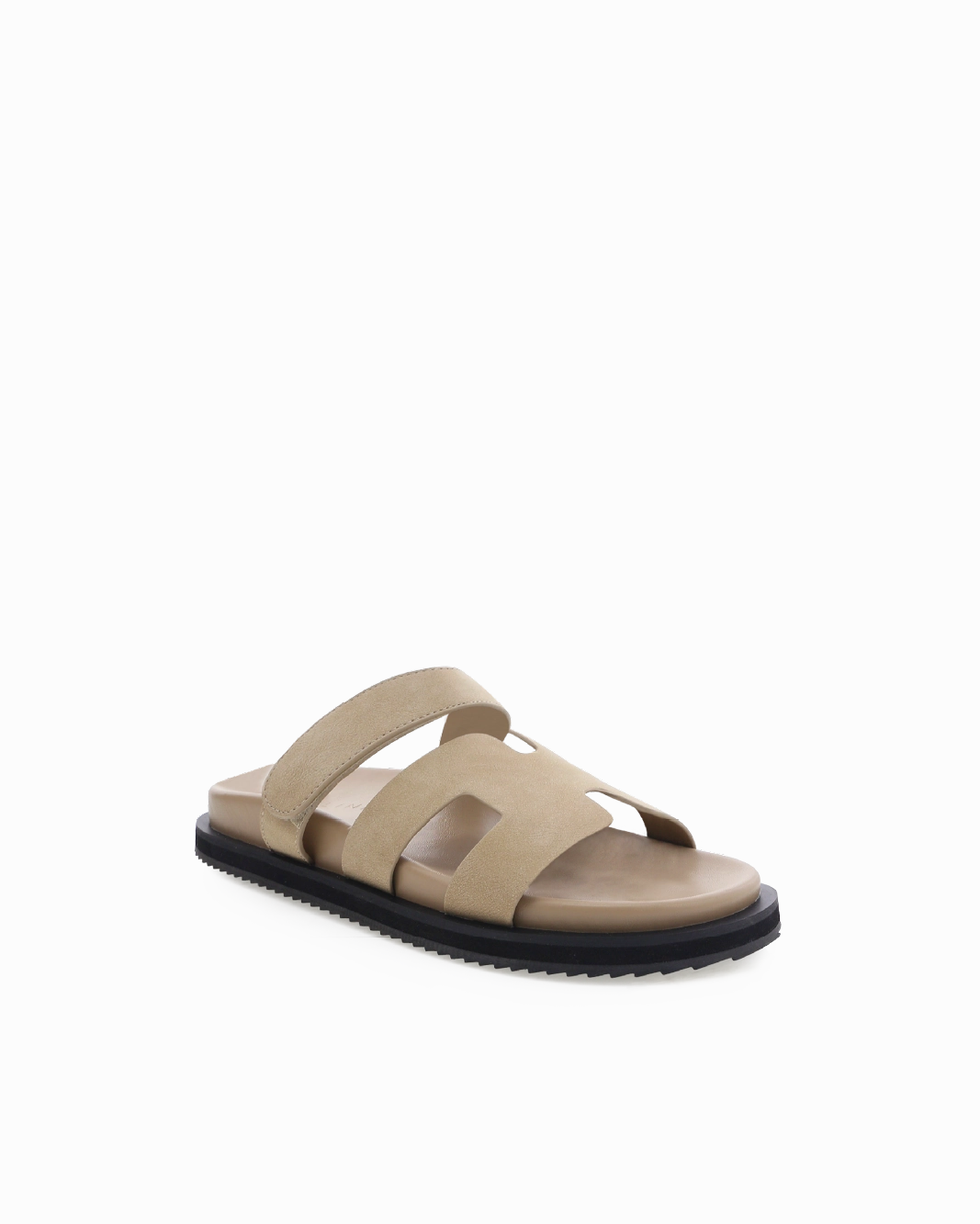 Closed back THEO - TAUPE NUBUCK