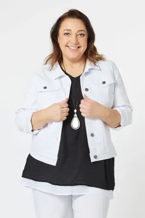 Compression Fit Design mesh ventilation Threadz - 40623 Lily Denim Jacket