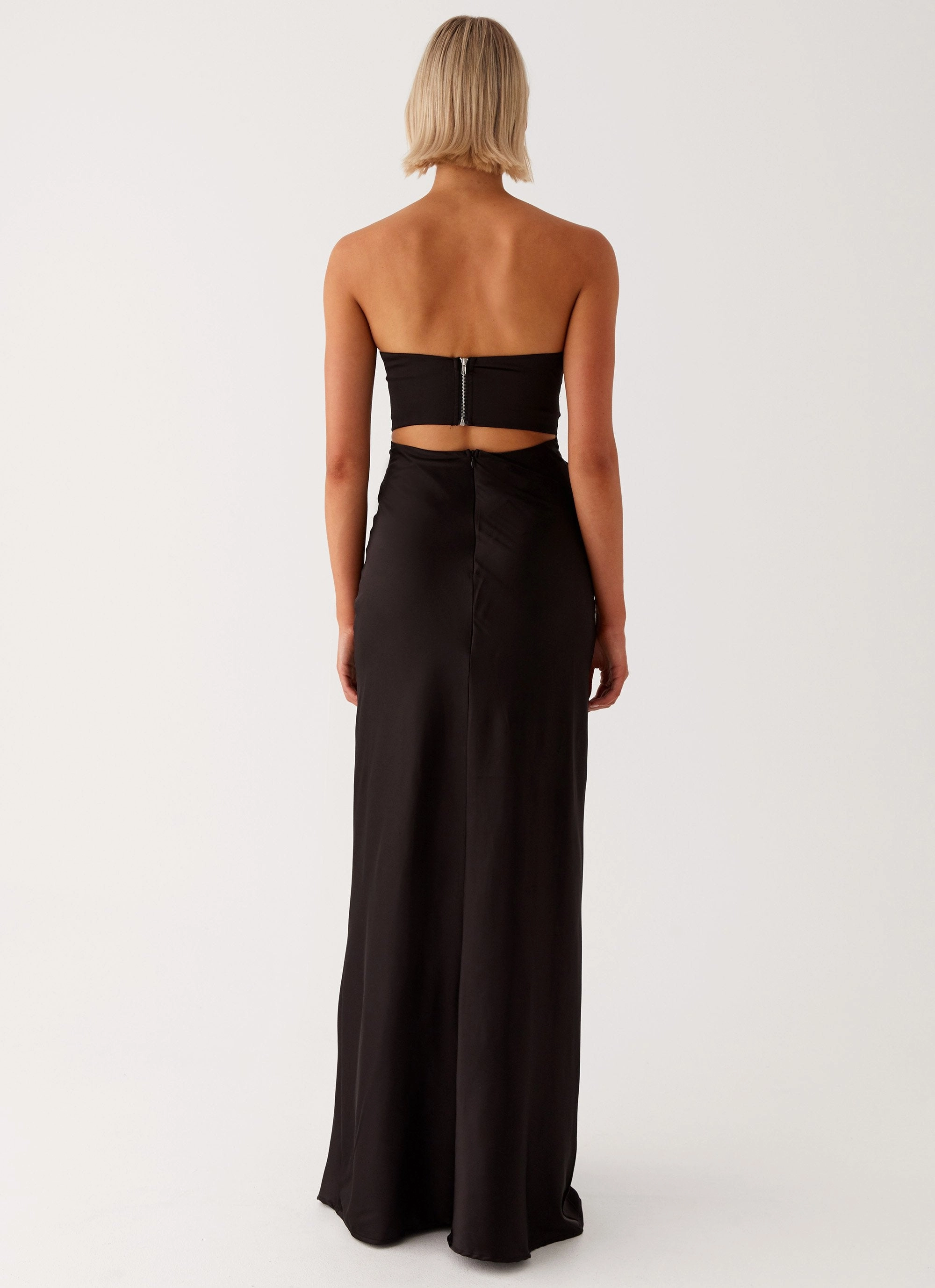 New York Tianna Strapless Maxi Dress - Black