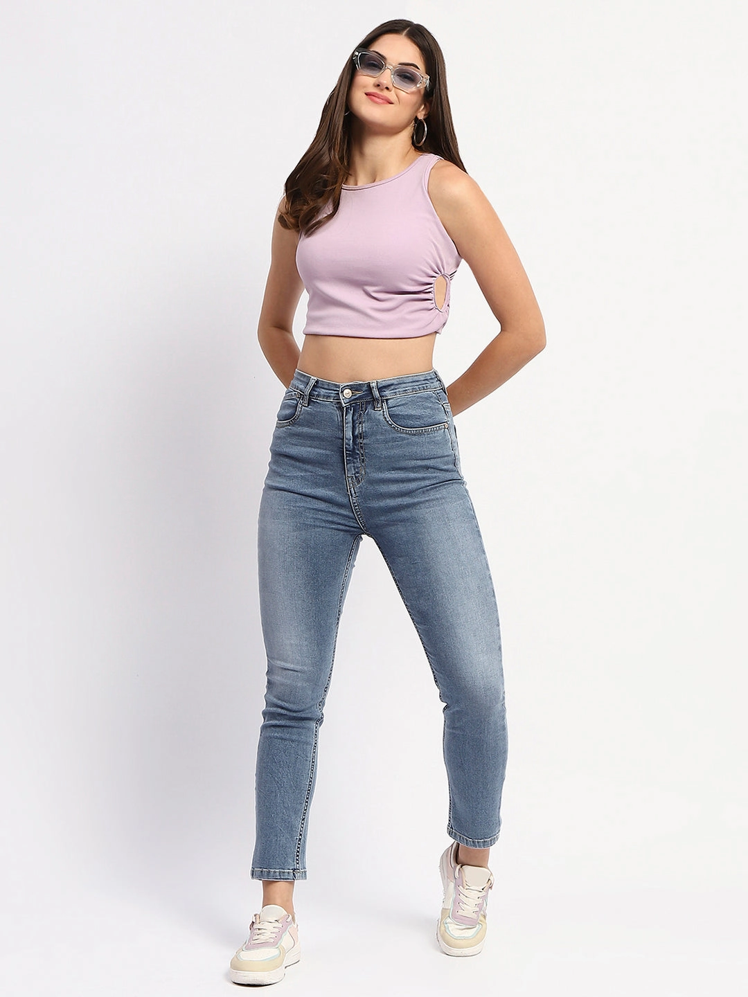 Year Rounder Core Style Madame Straight Fit Light Blue Denim