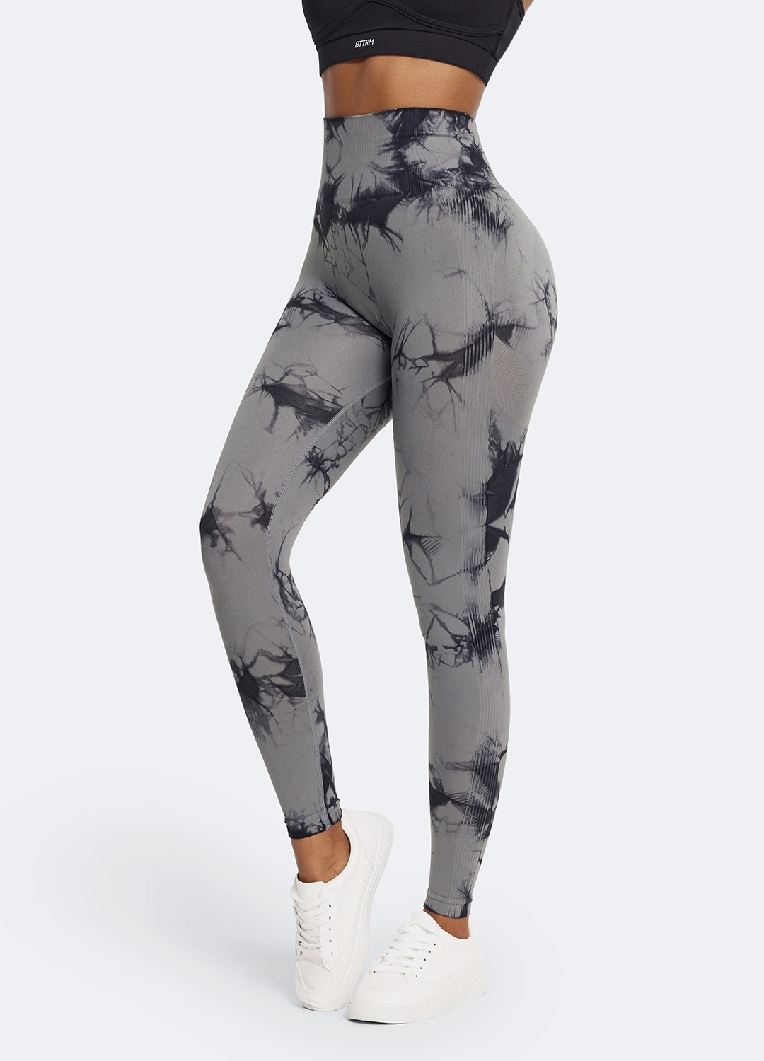 Urban Commuter City Walk Tie Dye Leggings with Push-Up