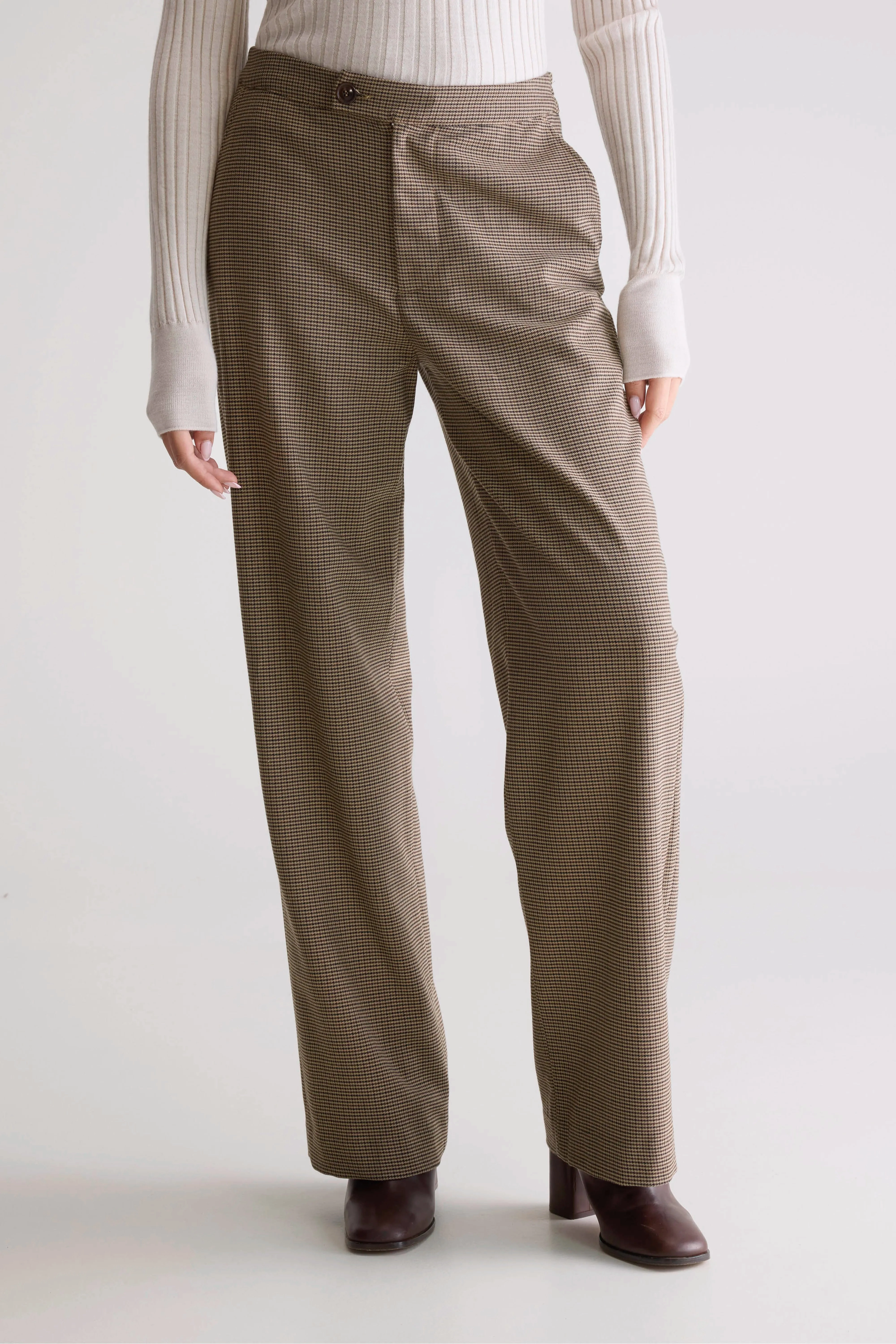 Tilla tailored trousers (252 / W / CHECK A) Layering Comfort