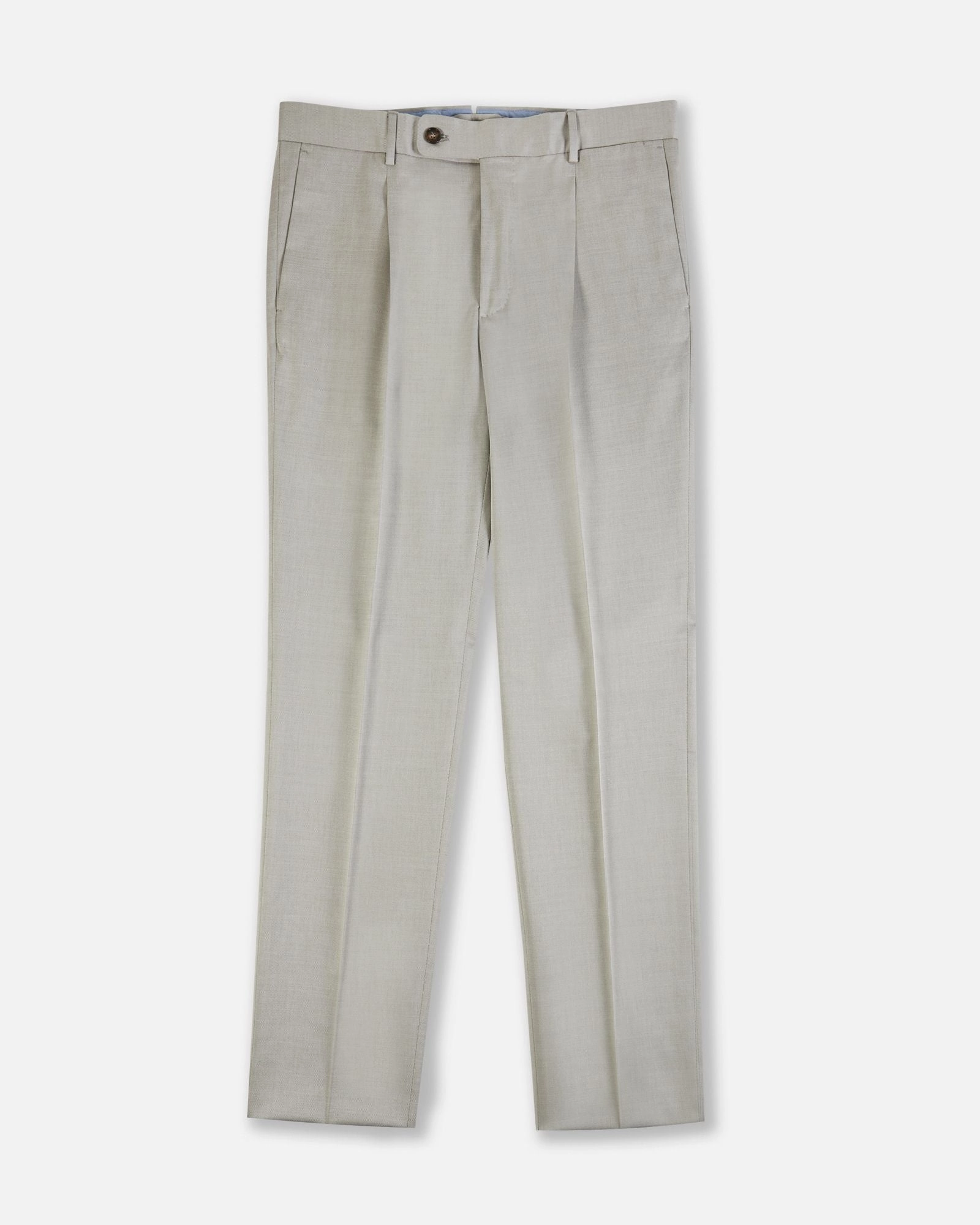Smart Wear Tapered-fit wool and cotton gabardine trousers