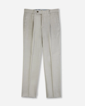 Smart Wear Tapered-fit wool and cotton gabardine trousers