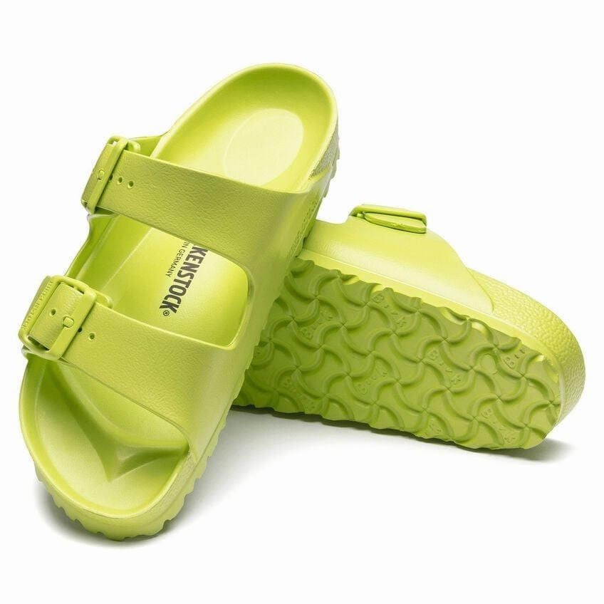 Arizona EVA in Active Lime from Birkenstock Phthalate Free Materials Comfy lining