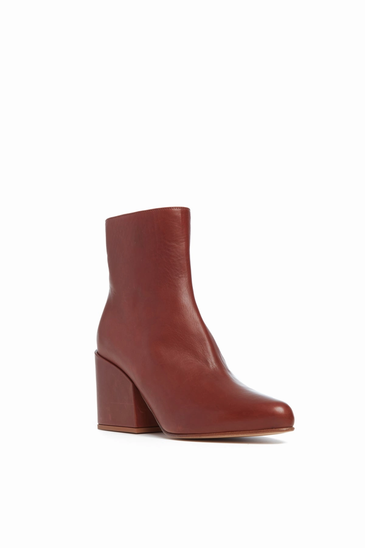 Tito Ankle Boot in Cognac Leather Flexible Frame Daily Walks