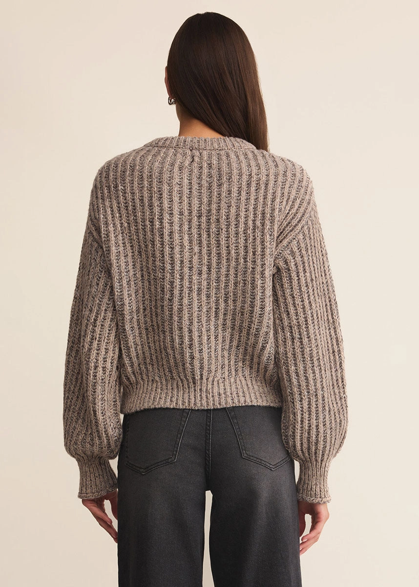 Thermal Lining Tivoli Sweater - Burnt Ash Heather