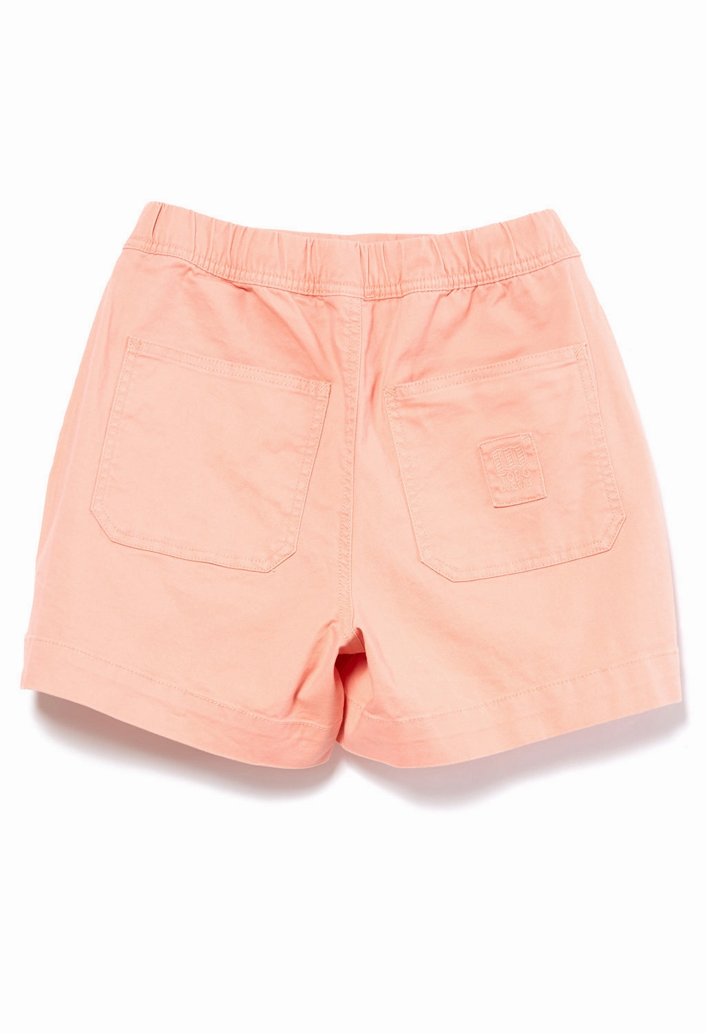 Quick Drying Bold Statement Topo Designs Dirt Women's Shorts - Peach