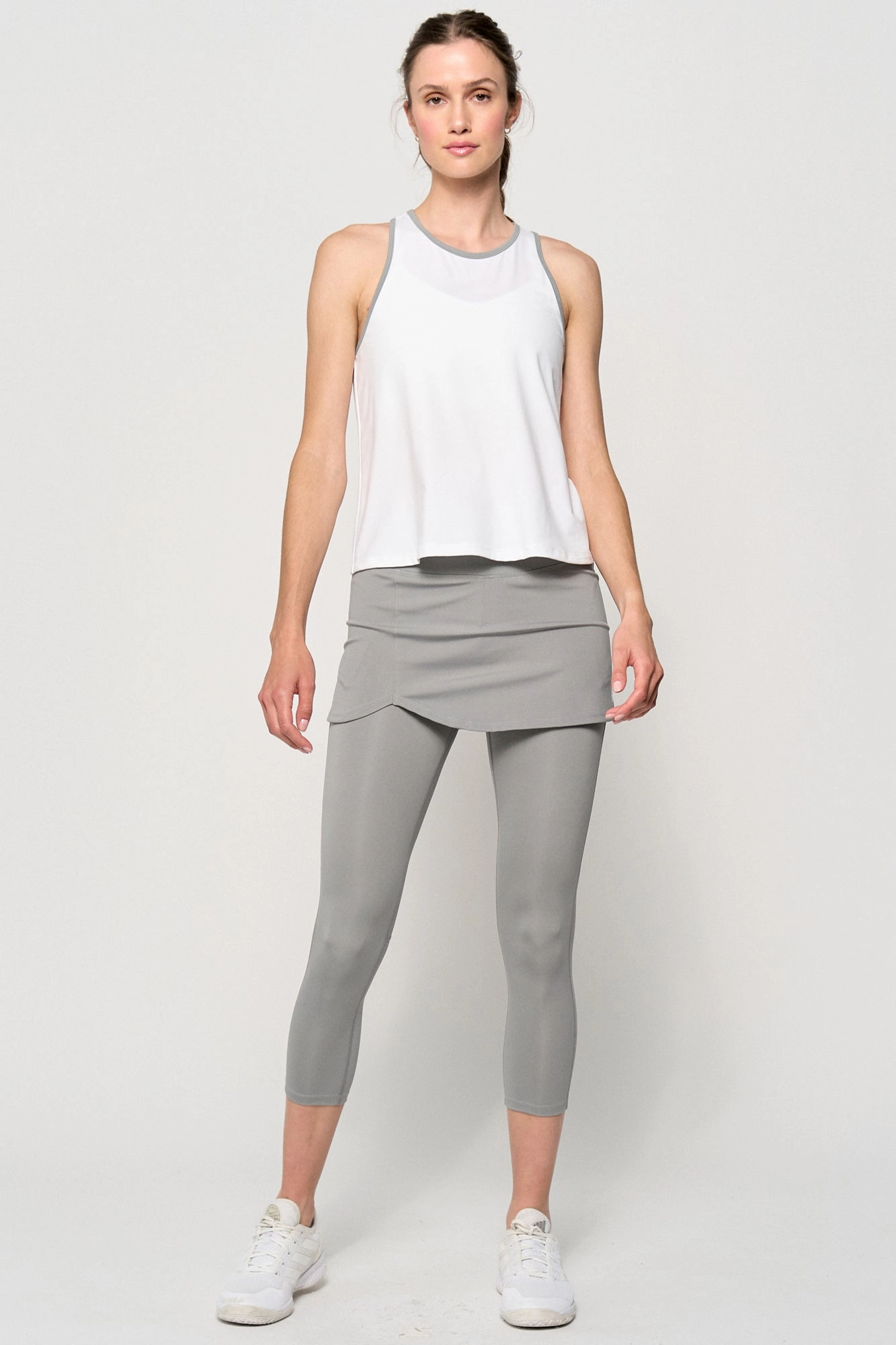 Everyday Comfort Performance Improvement Training Tank - White/Willow