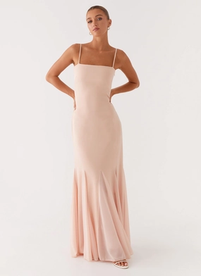 Marcelo Maxi Dress - Pink Midnight Mood