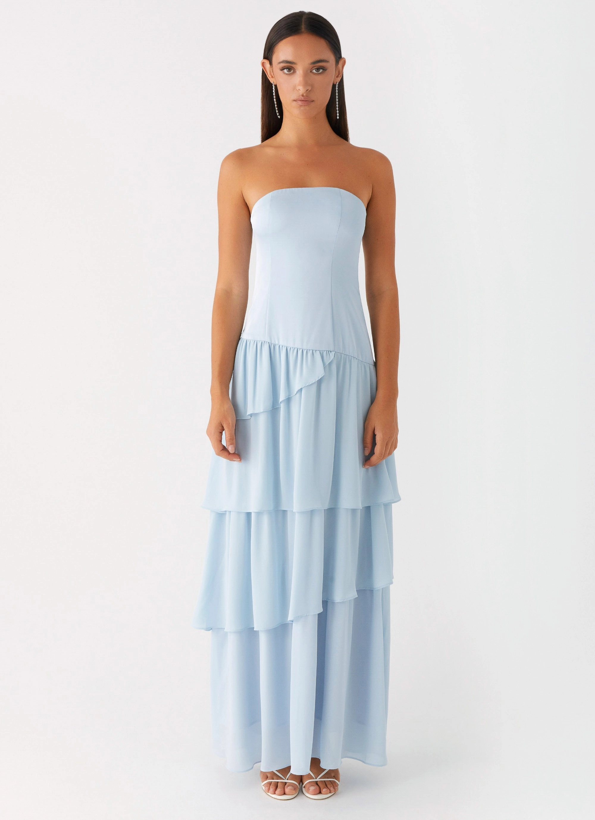 Subtle Flow Our Story Maxi Dress - Pastel Blue