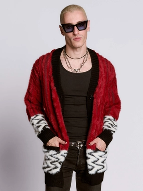 Cozy pieces Black Lodge Cardigan