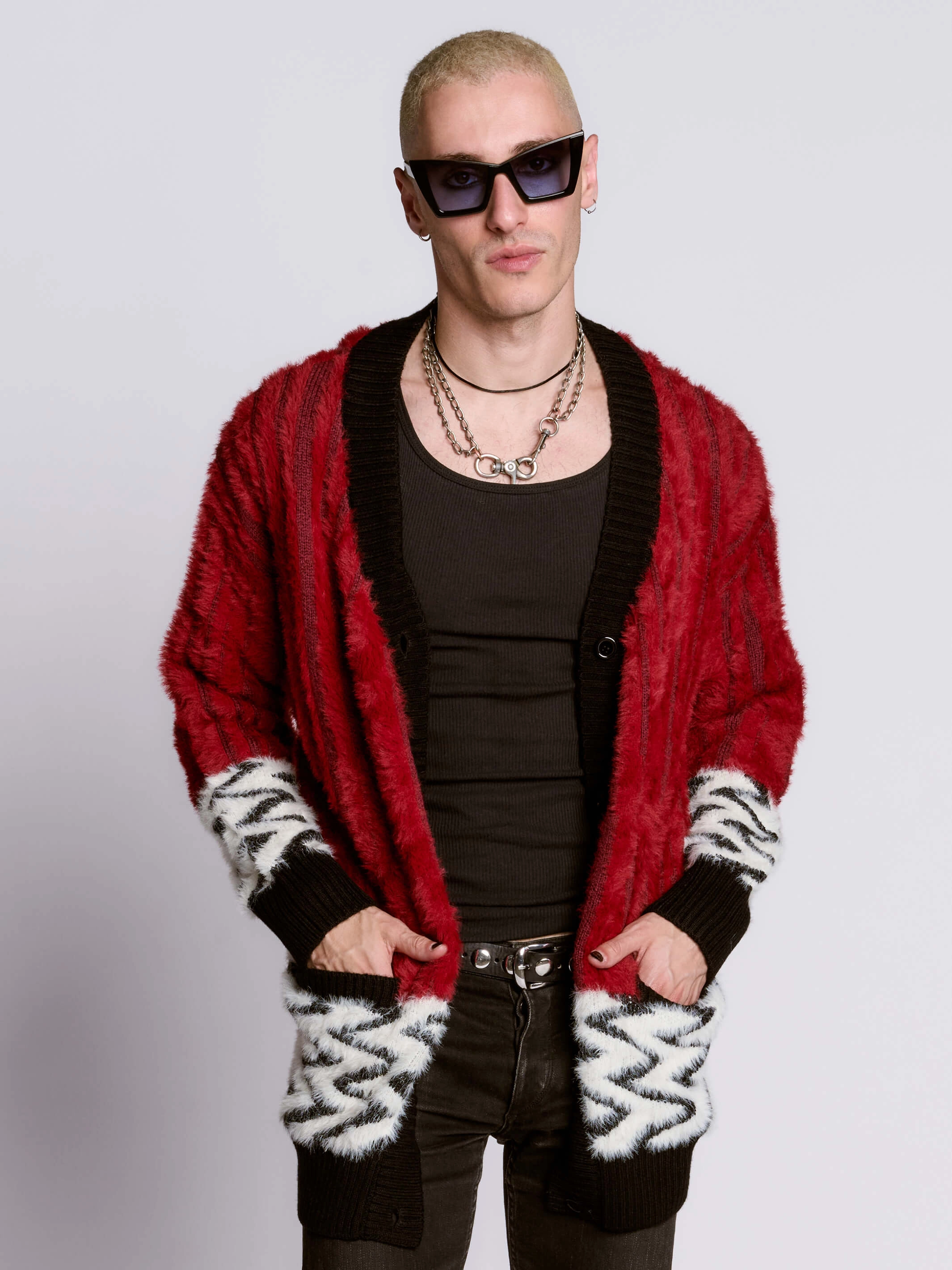 Cozy pieces Black Lodge Cardigan