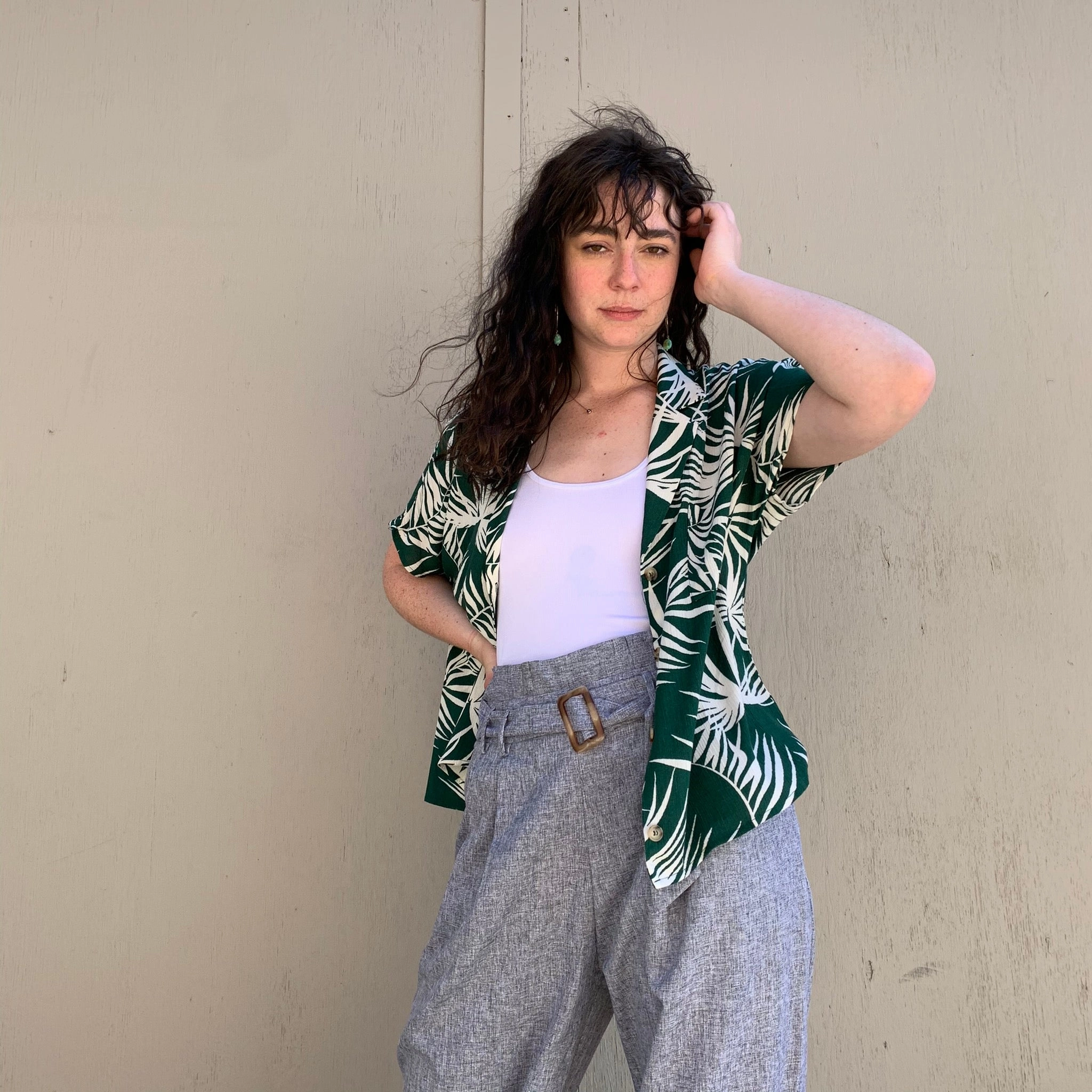 Chill Mode Fit Seasonal Casual TRIXIE Relaxed Floral Shirt