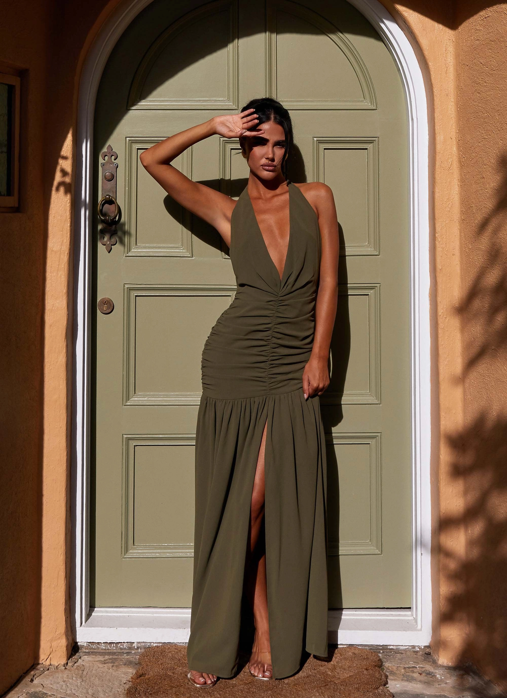 Truly In Love Maxi Dress - Khaki All Day Ready