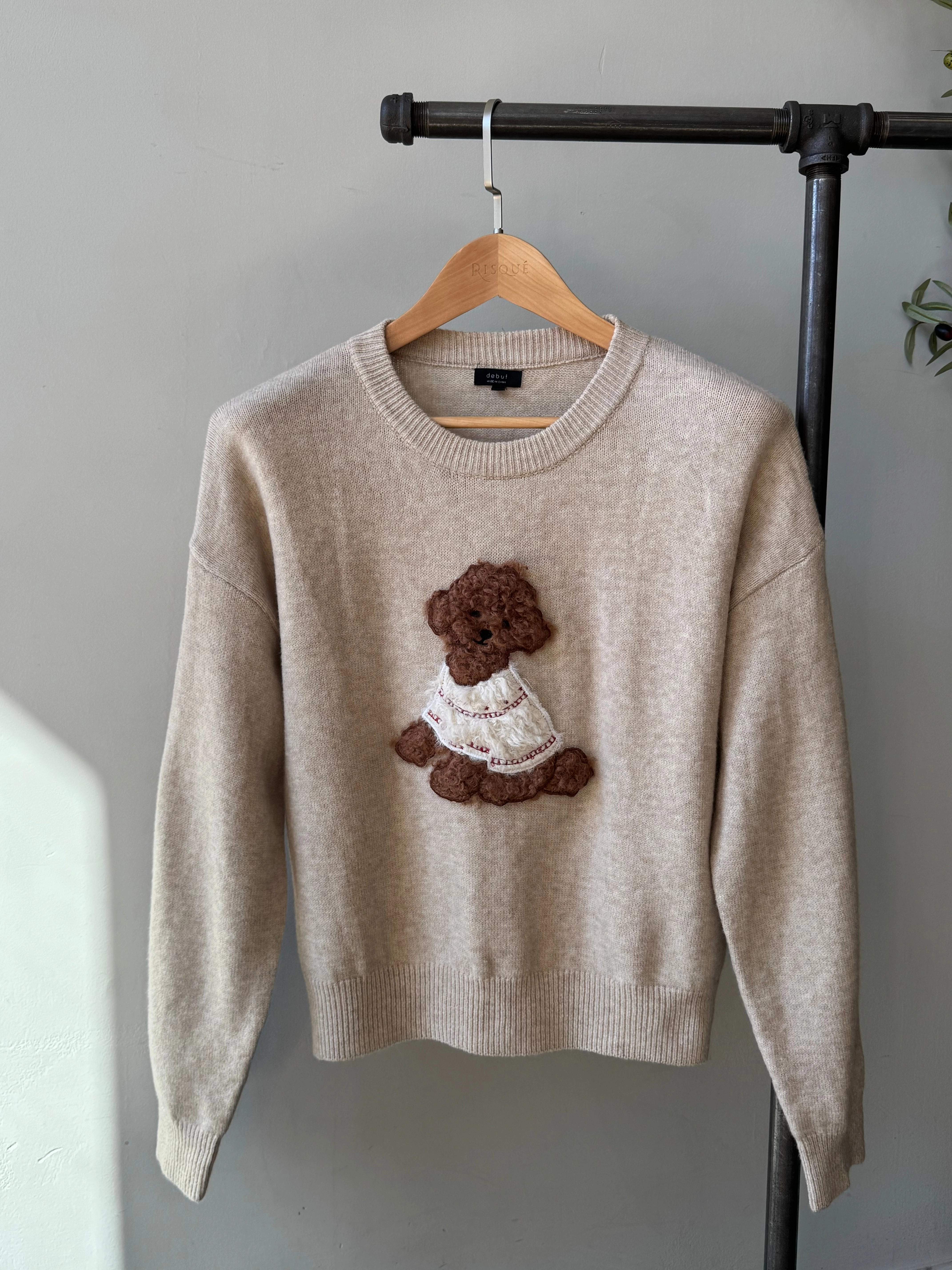 POODLE Sweater Stylish Knit Look Perfect Layer
