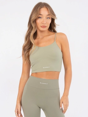 Ultimate Sculpt Bra - Olive Anti-pilling seams