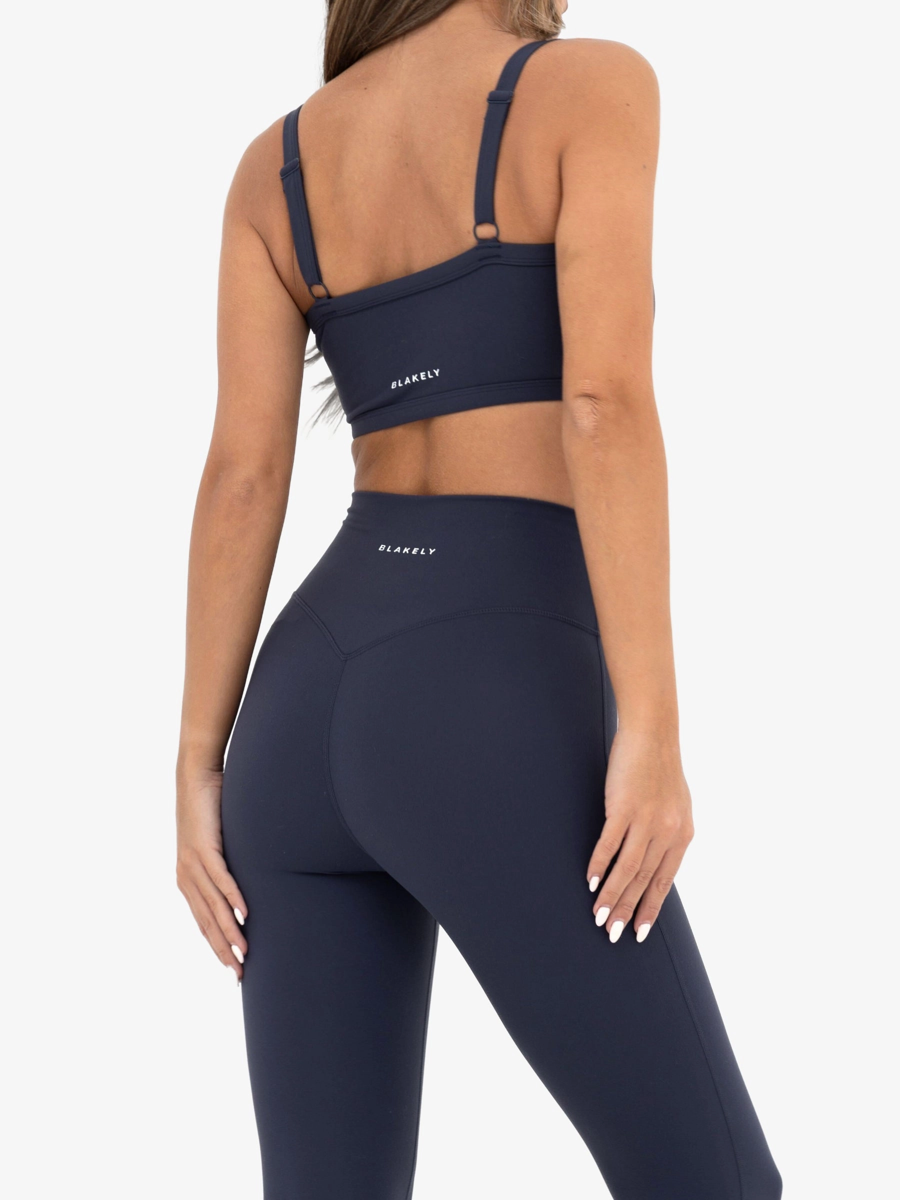 Raw edges Blend Ultimate Sports Bra - True Navy