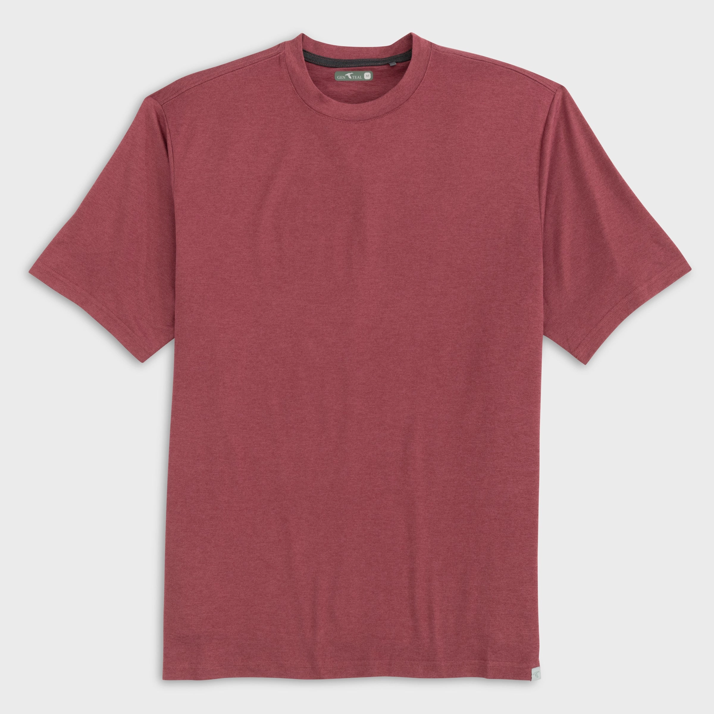 Garnet Heathered Wander T-Shirt Heat Regulating Fabric Soft Material