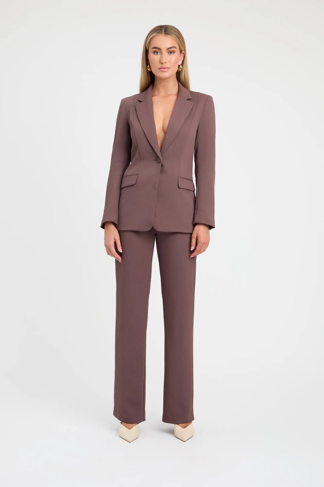 Oyster Suit Blazer Minimal Aesthetic