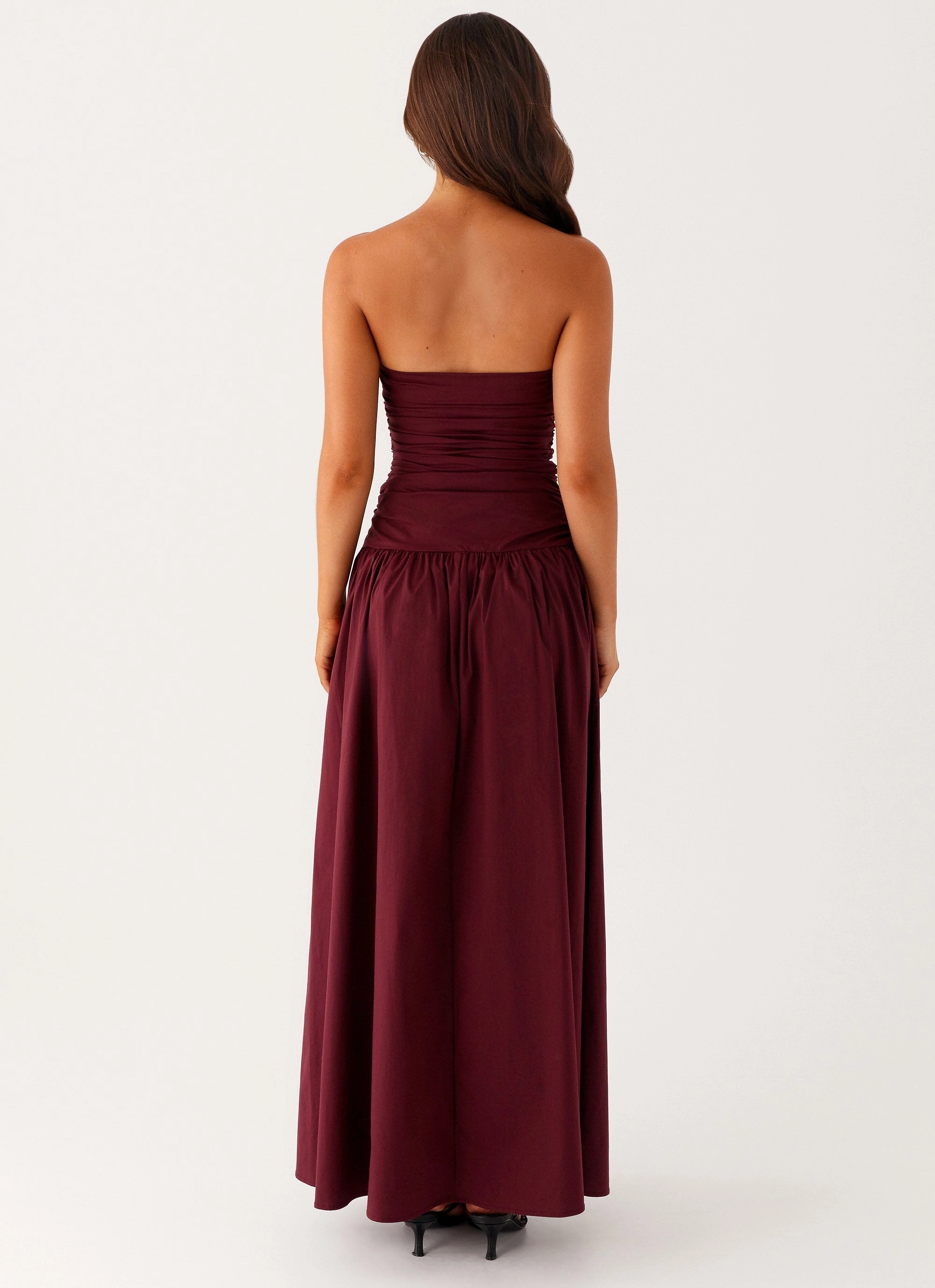 Perfect Cut Carmel Maxi Dress - Mulberry