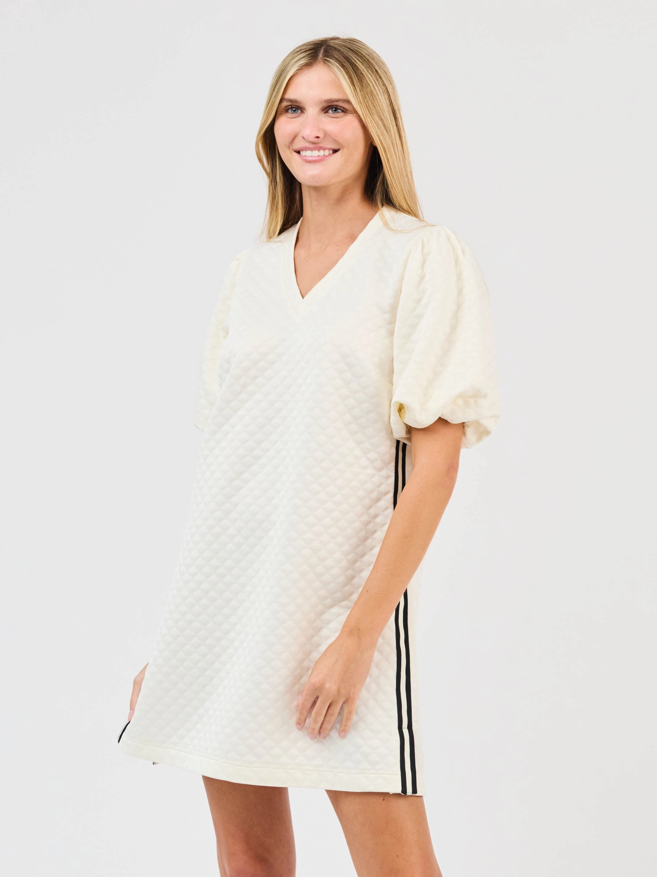 City Rhythm Pleat Breeze FINAL SALE - Stacey Dress | Ivory