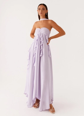 Comfy Fit Smooth-Finish Florence Maxi Dress - Lilac