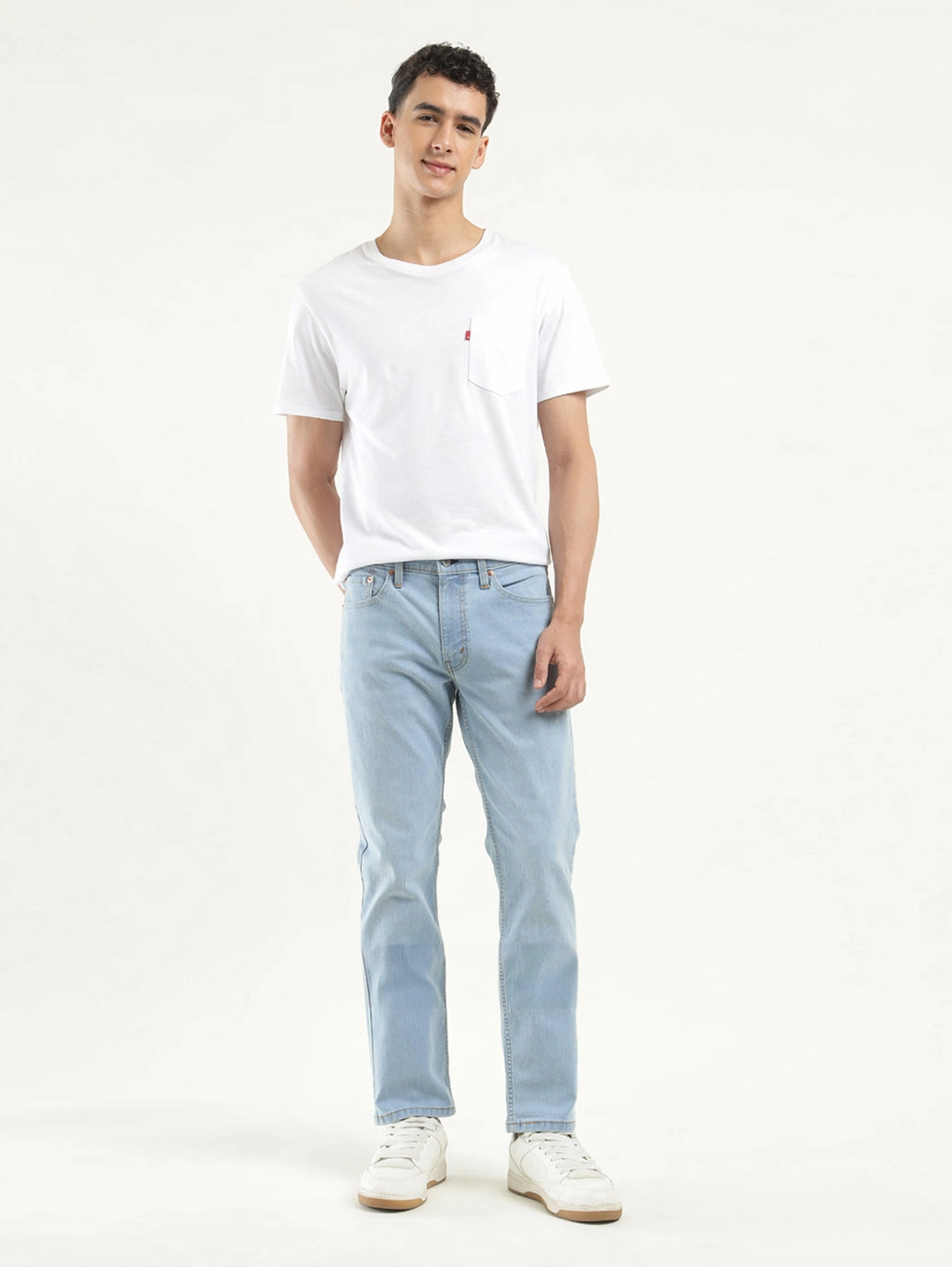 Perfect Match Men's 511 Indigo Slim Fit Mid Rise Jeans