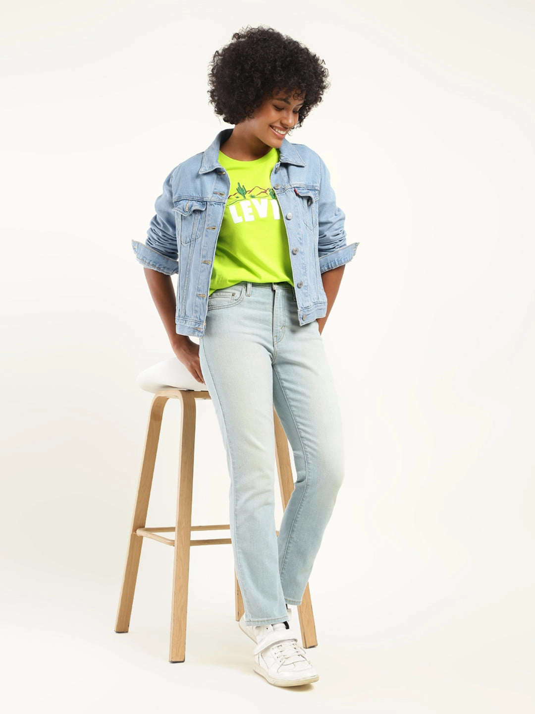 Neutral Daily Wear Adult Fashion Smart Casual Athlete Fit Women's 710 Blue Skinny Fit High Rise Jeans