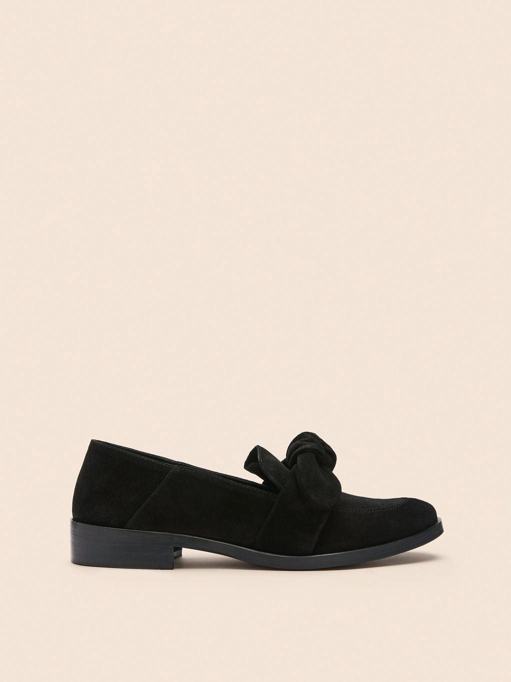 Valencia Black Suede Loafer Light Comfort Flats Pack Easy
