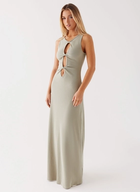 Valli Maxi Dress - Sage Easy Going