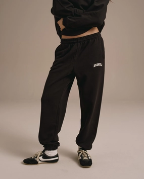 Adaptive Fit Flexible Motion Varsity Sweatpants - Black