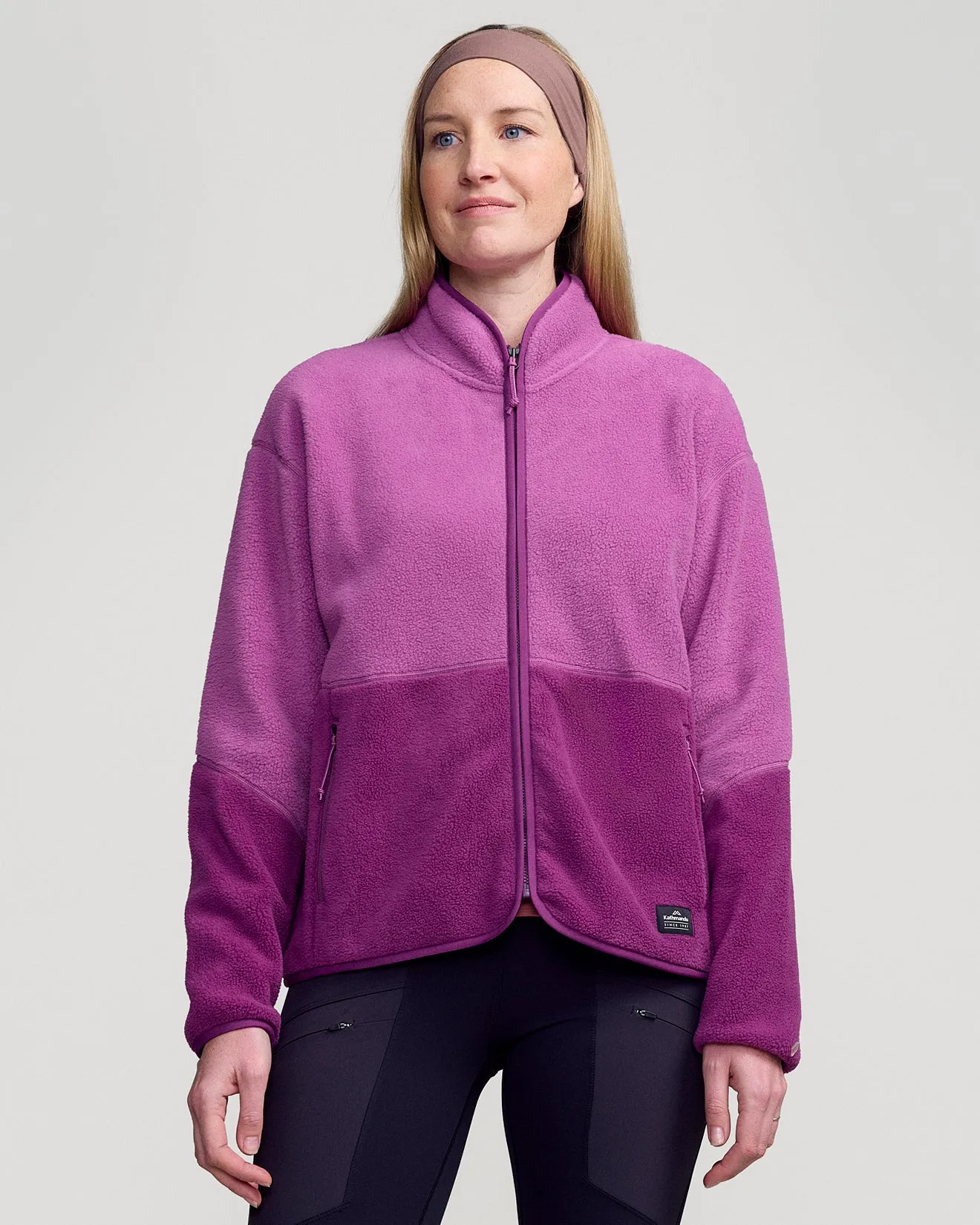Women's Trailhead Fleece Jacket - Berry/Washed Berry Everyday Active Style