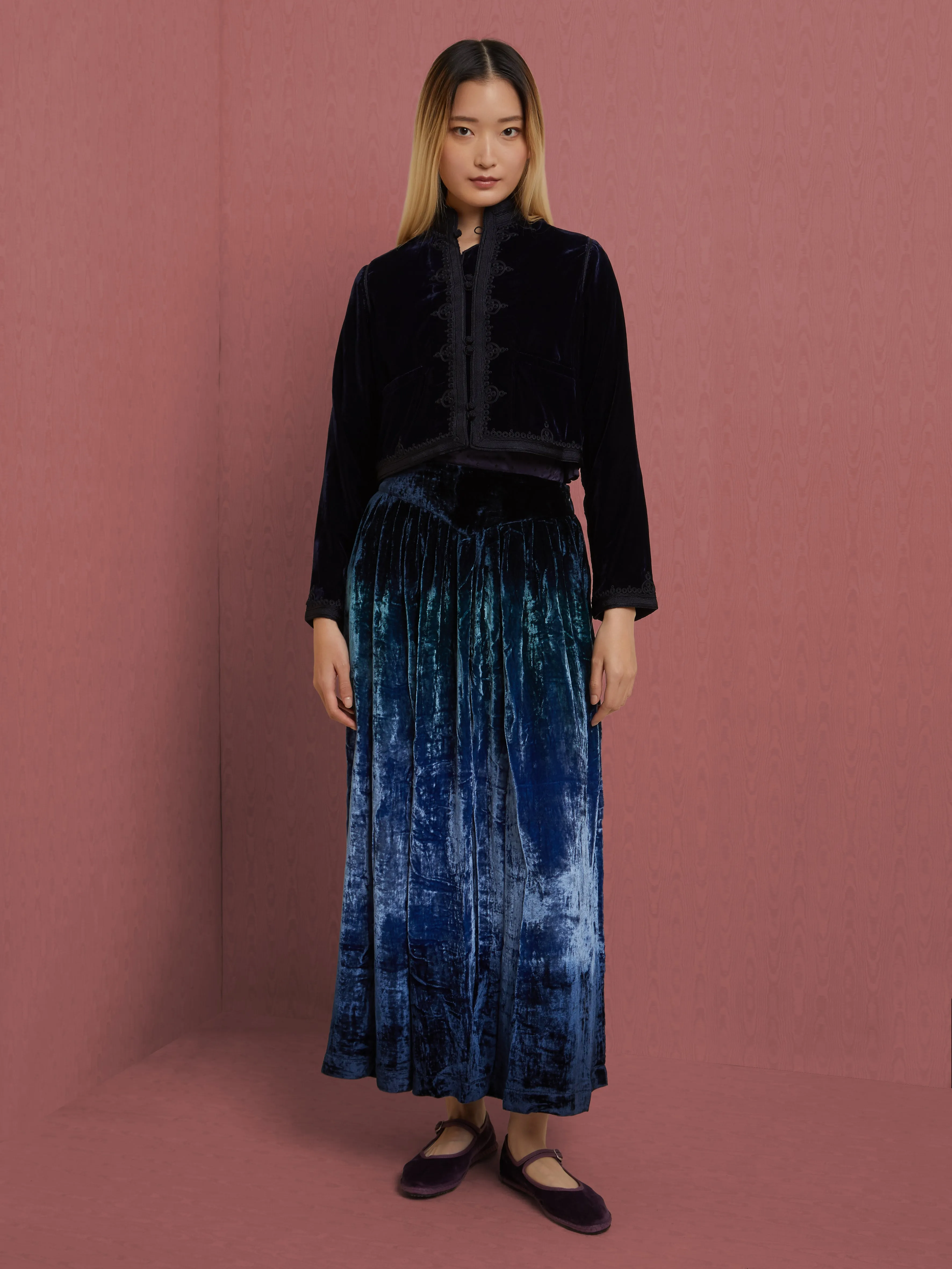 Flexible Mobility Soft Weather Wear Moroccan velvet Bolero