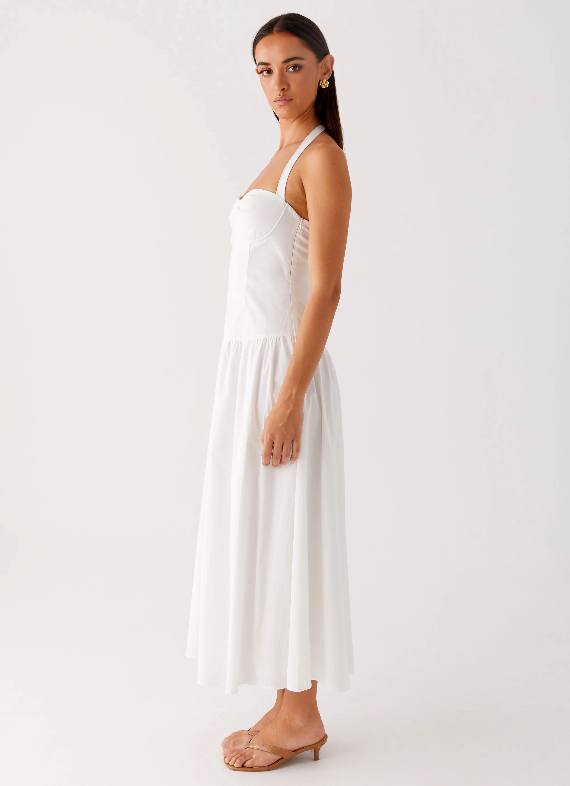 Summer Air New Spirit Vento Midi Dress - White