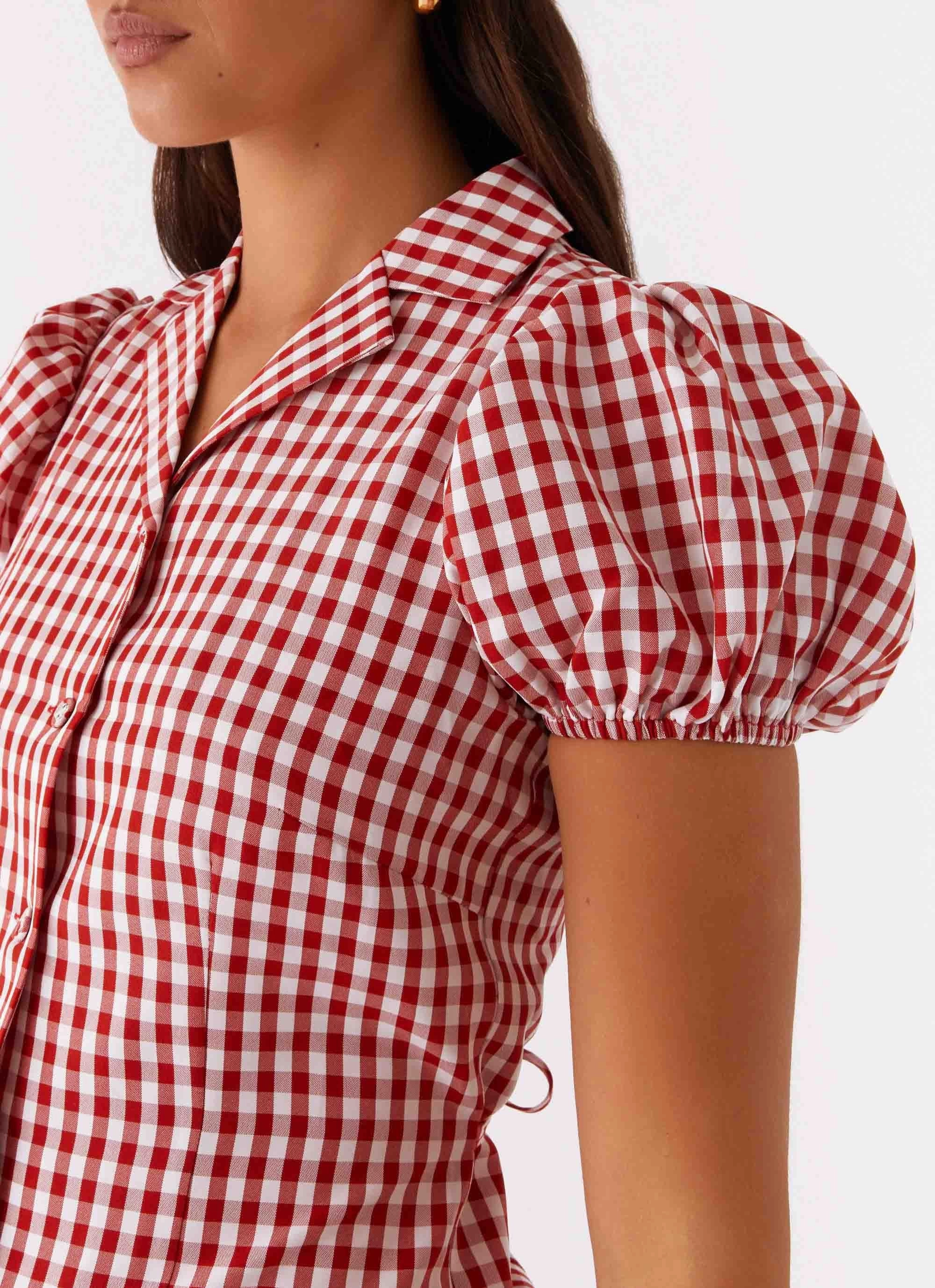 Day Ready All Day Look Verity Maxi Dress - Red Gingham