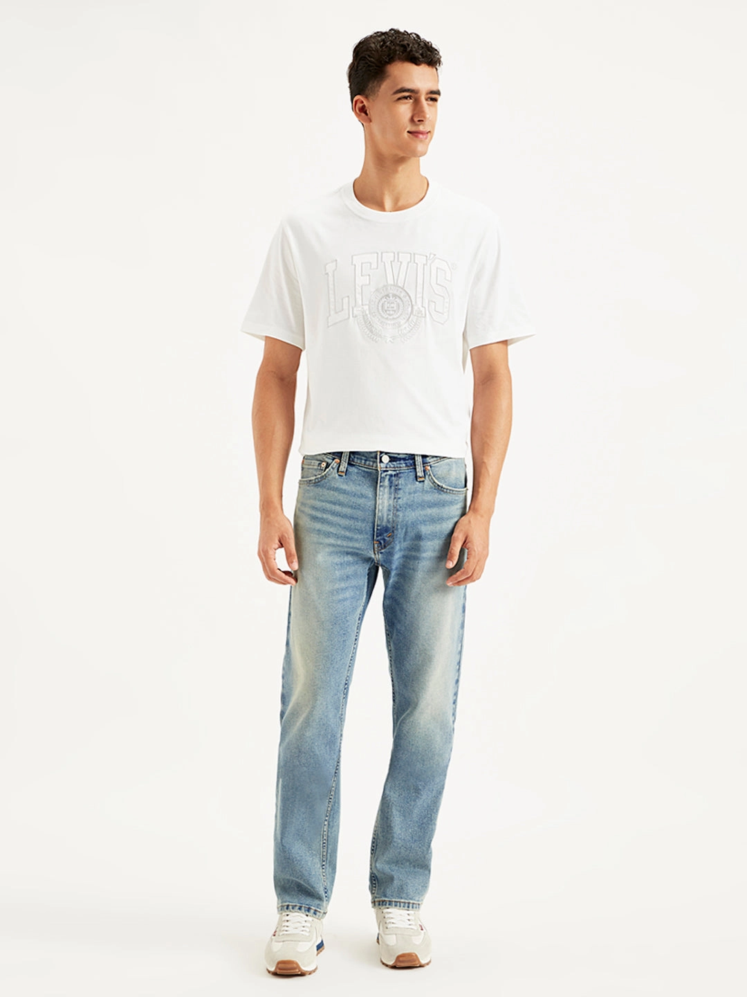 Men's 513 Light Blue Slim Straight Fit Mid Rise Jeans Slim Sunny Vibes Festival Outfit