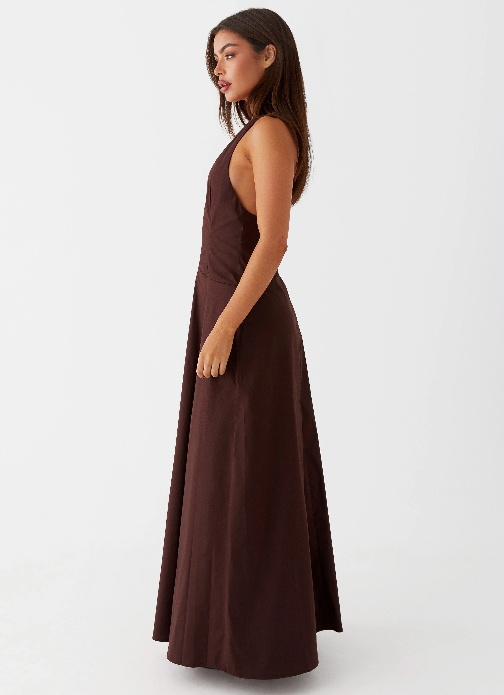 Smart Layering Vestige Maxi Dress - Chocolate