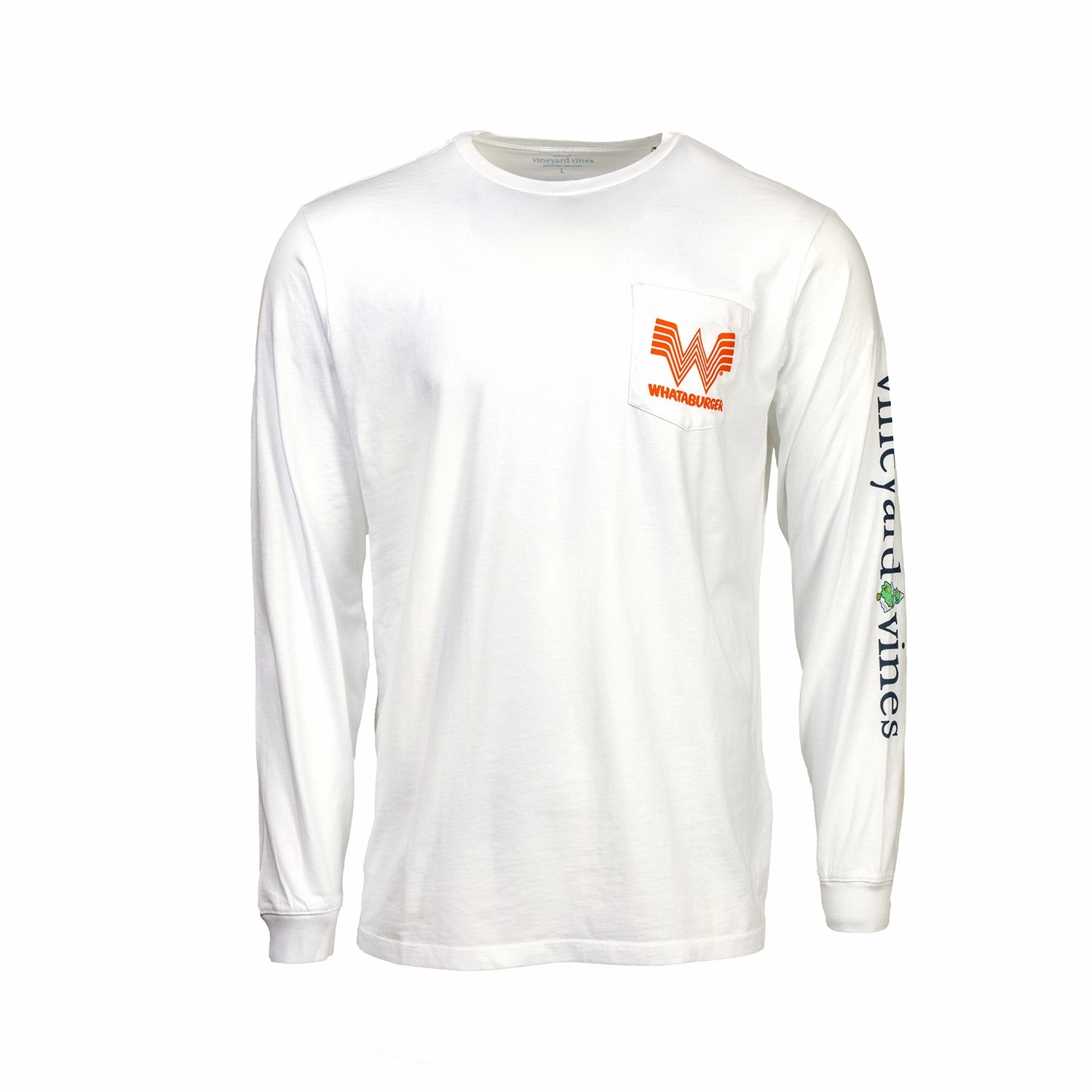 Active Tee Layered Ply Construction Vineyard Vines x Whataburger Holiday Whale Long Sleeve Tee