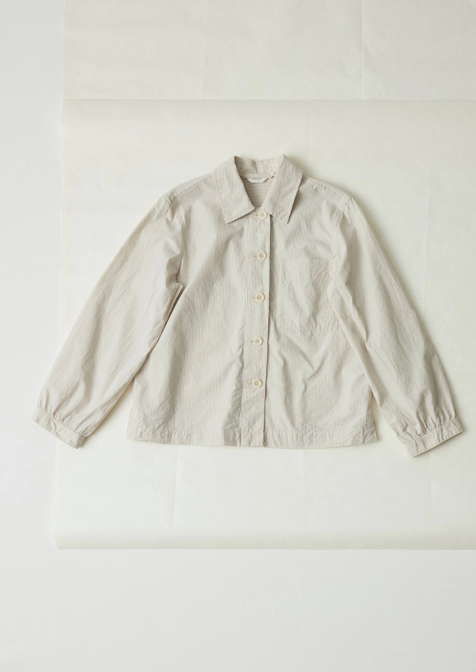 Sustainable Weave Baya Patch Pocket Stripe Organic Cotton Shirt | Sunwashed Blue