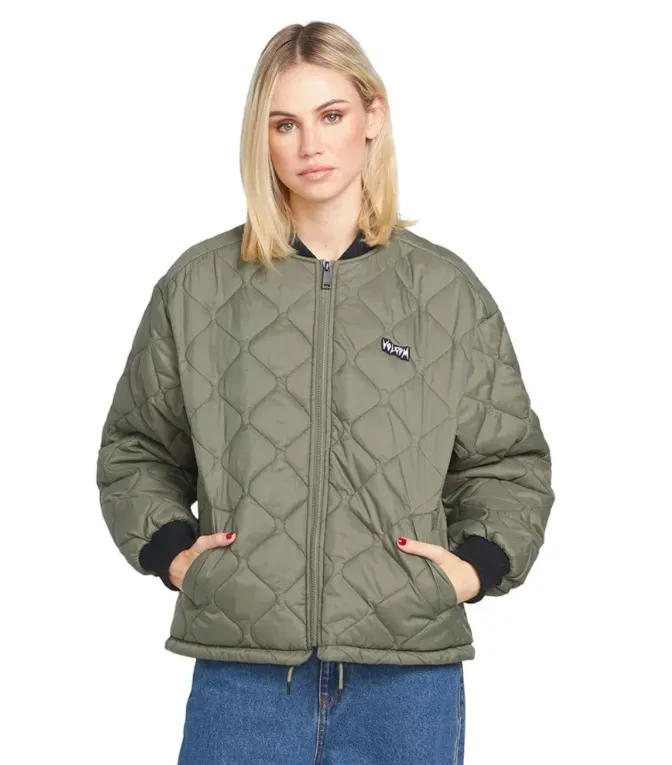 Tech Use Volcom Milie Jacket Wintermoss
