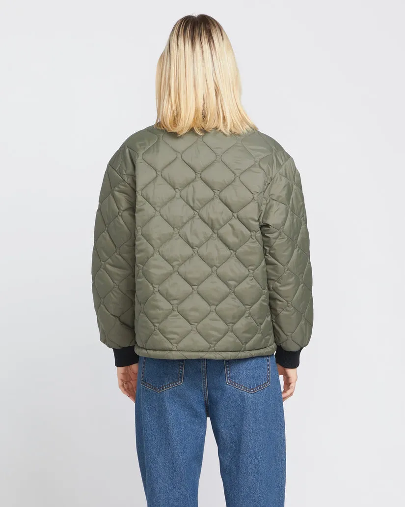 Volcom Milie Jacket Wintermoss Recycled materials