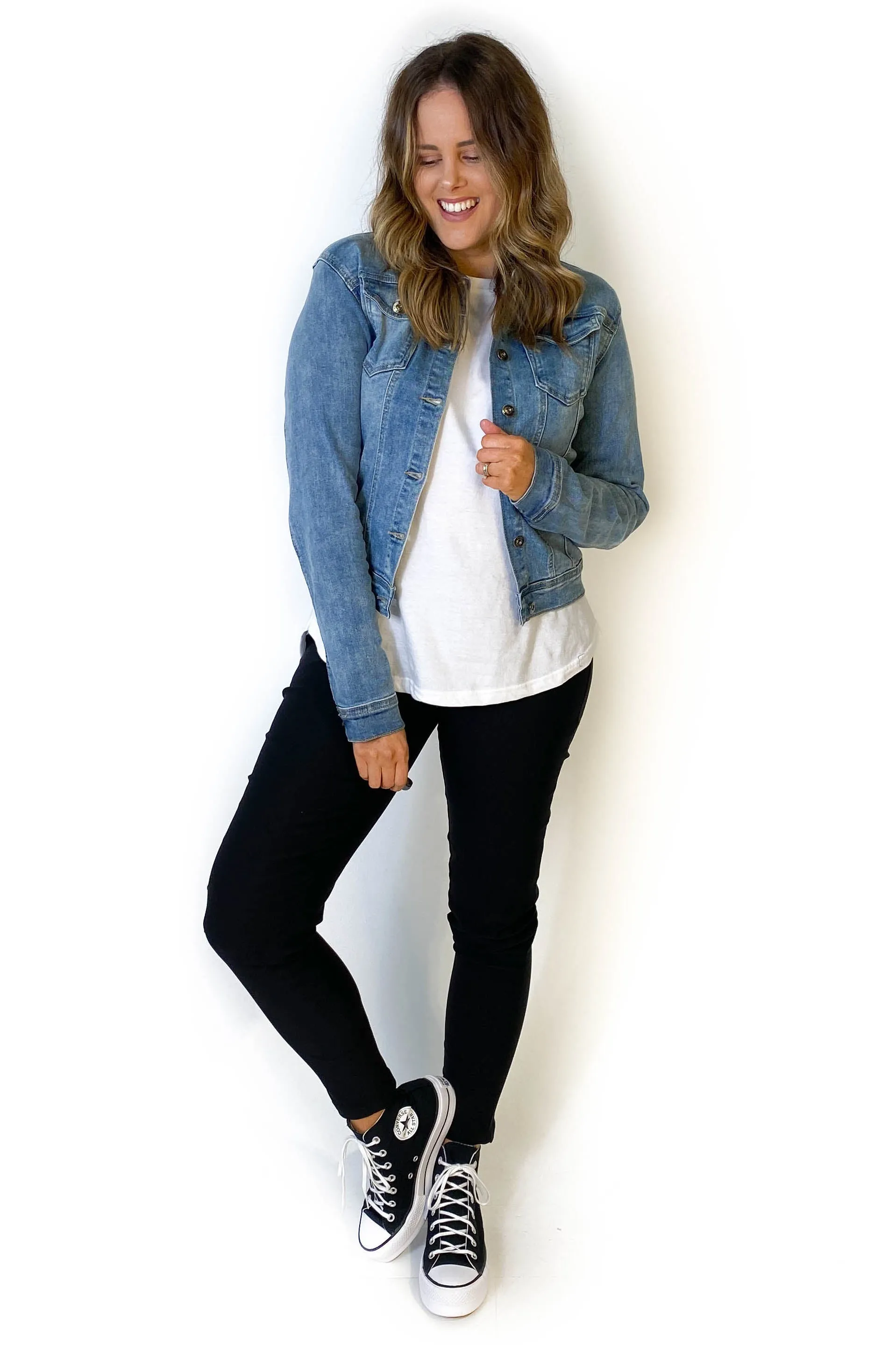 Flexible Hood Design Wakee Jamie Denim Jacket