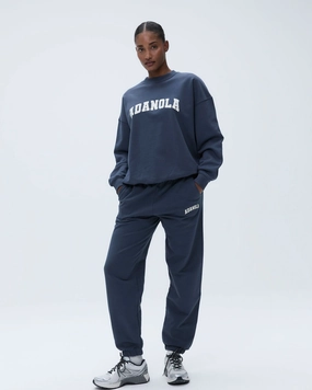 EasyCareFabric Varsity Sweatpants - Washed Midnight Blue