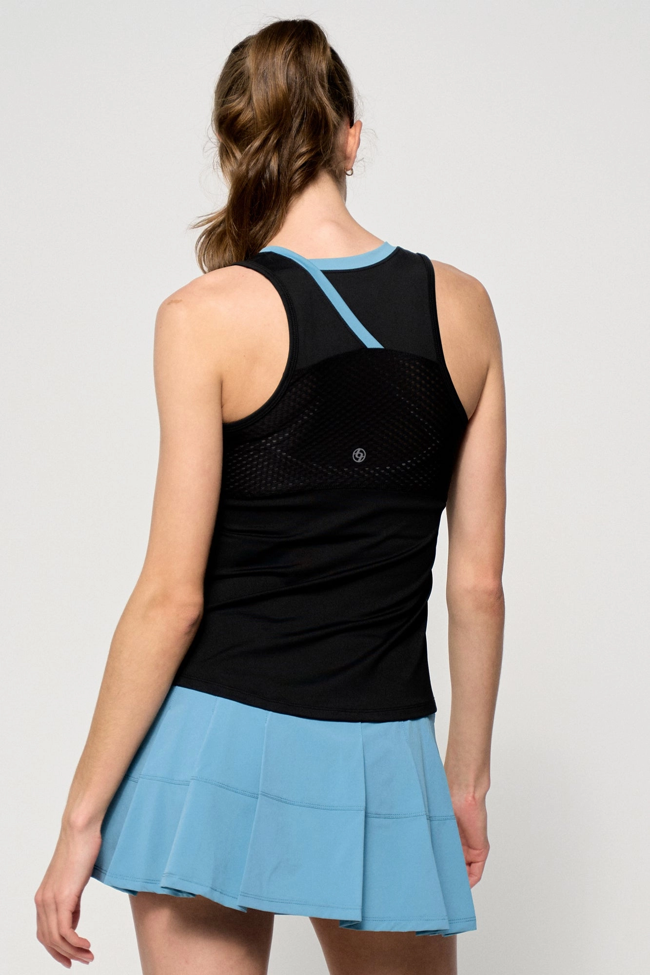 Enhanced Breathability Peek Tank - Black/Dusty Blue