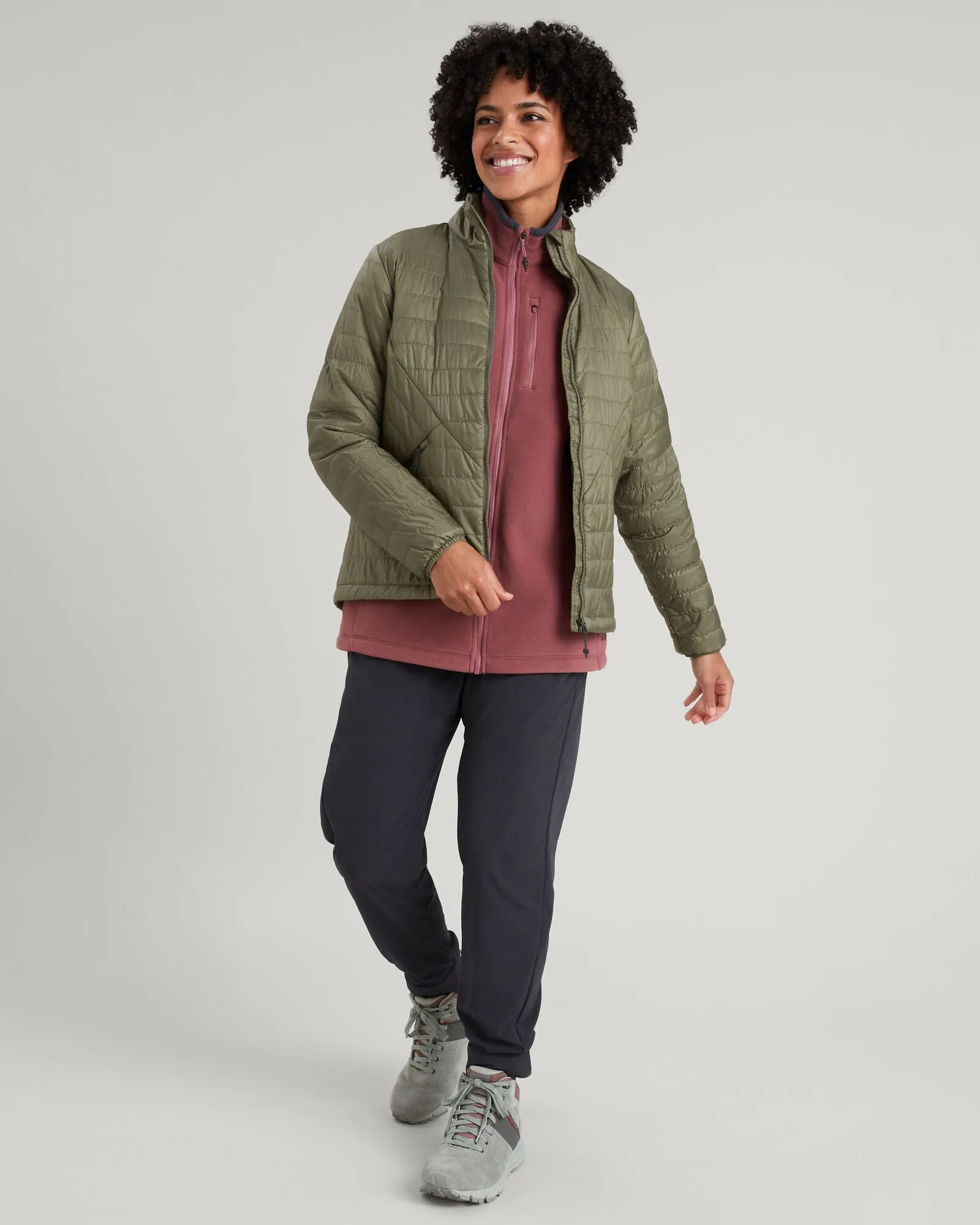 Heli R Women's novaLOFT Jacket - Beech Anti Pill Surface Snag Free Surface